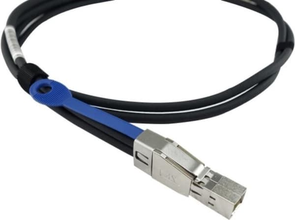 BlueOptics 10117949-2005HLF-BL Serial Attached SCSI (SAS) kabel 0,5 m 12 Gbit/s Svart (10117949-2005HLF-BL)