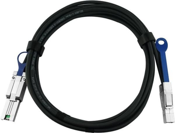 BlueOptics BL464801GN1M30-BL InfiniBand-kabel 1 m 4x MiniSAS-HD (SFF-8644) 4x MiniSAS (SFF-8088) Svart - Krom (9370CMSASCAB5-0030-BL)