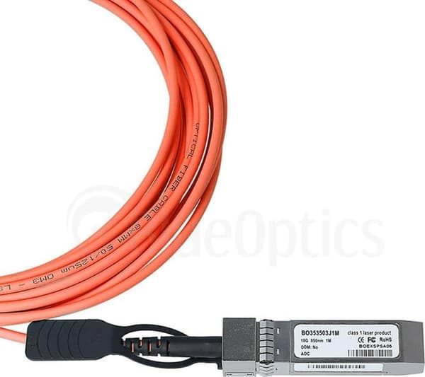BlueOptics SFP-AOC-10G-10M-QN-BO InfiniBand-kabel SFP+ Orange (SFP-AOC-10G-10M-QN-BO)
