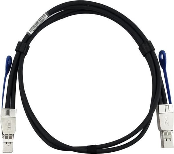 BlueOptics 10117949-2010HLF-BL Serial Attached SCSI (SAS) kabel 1 m 12 Gbit/s Svart (10117949-2010HLF-BL)