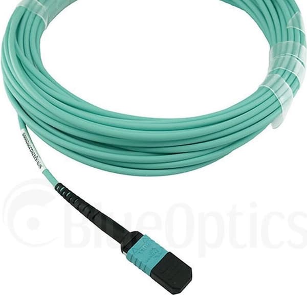 BlueOptics SFP6262EU10MKB fiberoptisk kabel 10 m MTP OM3 aqua farve (SFP6262EU10MKB)
