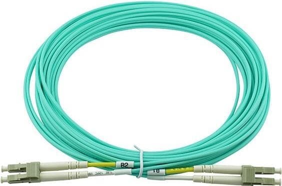 Kompatibel Infortrend 9270CFCCAB06-0010 BlueOptics Duplex fiberoptisk patchkabel, LC-UPC/LC-UPC beige, 10 meter, multimode, G50/125µm OM3, ingångsdämp