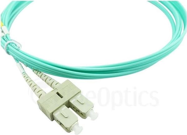 Kompatibel Cisco CAB-OM3-SC-SC-1M BlueOptics duplex fiberoptisk patch-kabel, SC-UPC/SC-UPC beige, 1 meter, multimode, G50/125µm OM3, indgangsdæmpning: