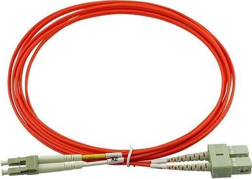 Kompatibel Dell 470-10556 BlueOptics Duplex fiberoptisk patch-kabel, LC-UPC/SC-UPC beige, 3 meter, multimode, G50/125µm OM2, indgangsdæmpning: mindre