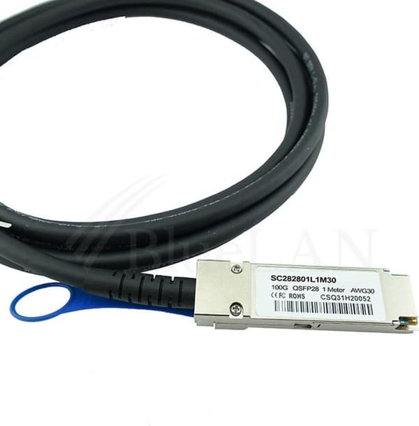 BlueOptics 740-061001-BL InfiniBand kabel 3 m QSFP28 Sort (740-061001-BL)