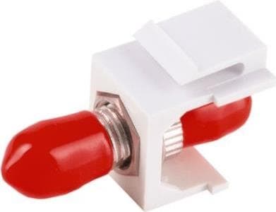 shiverpeaks ®-BASIC-S--LWL-Keystone-liitin, ST-ST, Simplex, MM, punainen (BS08-10221)