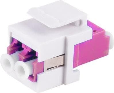 shiverpeaks ®-BASIC-S--LWL-Keystone-stik, LC-LC, duplex, violet (BS08-10203)