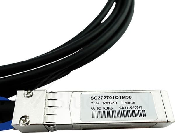 BlueOptics SFP28-DAC-0.5M-FR-BL InfiniBand-kabel 0.5 m sort (SFP28-DAC-0.5M-FR-BL)