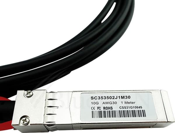 BlueOptics QFX-SFP-DAC-3MA InfiniBand-kabel 3 m SFP+ Svart (QFX-SFP-DAC-3MA-BL)