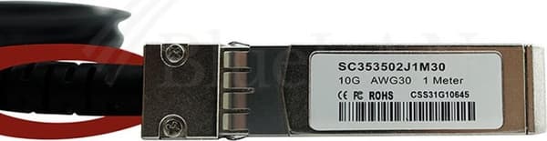 BlueOptics S26361-F3873-E500-3-BL InfiniBand kabel 3 m SFP+ Sort (S26361-F3873-E500-3-BL)