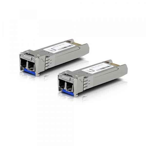 Ubiquiti Networks UF-SM-10G, 10000 Mbit-s, SFP+, LC, Fiberoptisk, 1310 nm, aluminium, blå