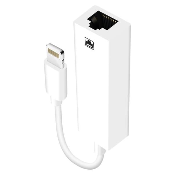 Ethernet-adapter RJ45 till iPhone RJ45 Ethernet-adapter