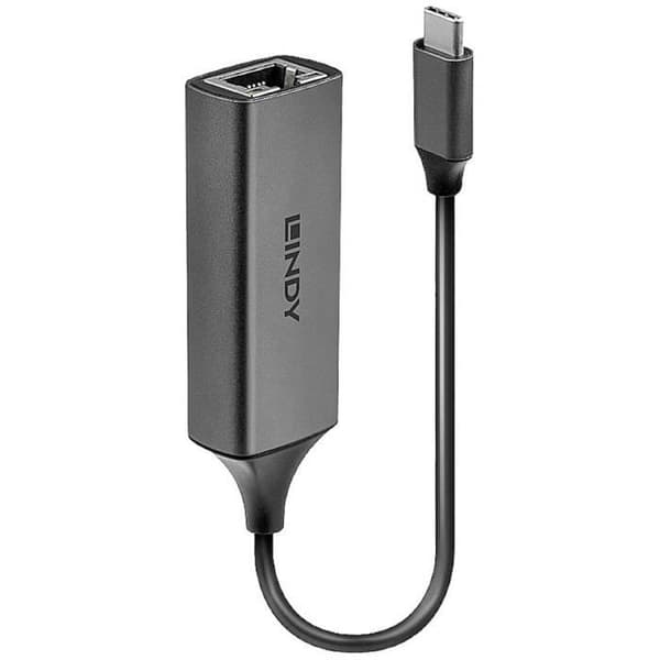 Nätverksadapter - LINDY - USB-C™ USB 3.1 - Gigabit-LAN - RJ45 - 5 GBit/s