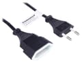 Miniatyrbillede 1 af 3: PremiumCord Kabel síťový prodlužovací dvojvidlice 230V 5m