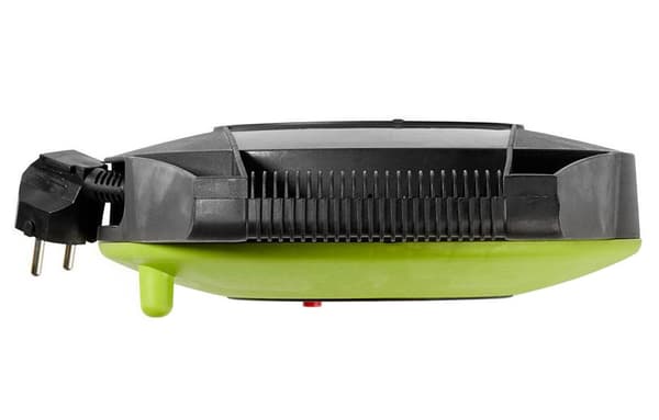 NEDIS kabelový buben/ 3x 1,5 mm2/ 3x zásuvka/ tepelná elektrická pojistka/ Typ F/ USB/ zeleno-černá/ 10 m