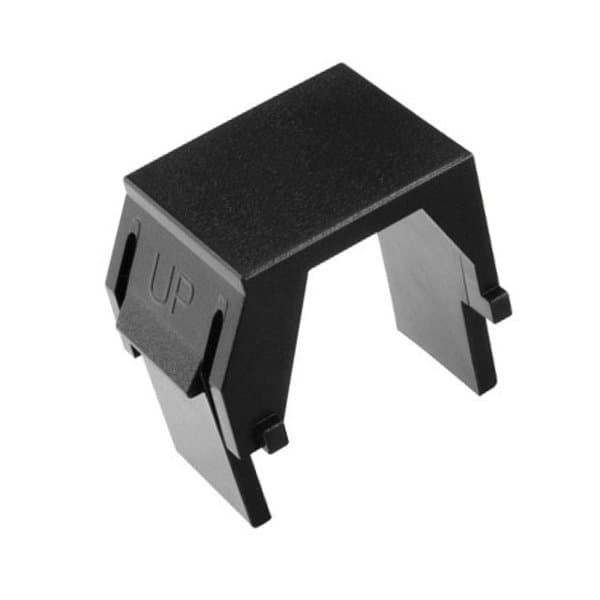 SOLARIX SXKJ-0-BK Keystone plug for modular patch panels or black drawers