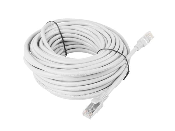 LANBERG PATCHCORD RJ45, KAT. 5E, UTP, 15M, GRÅ