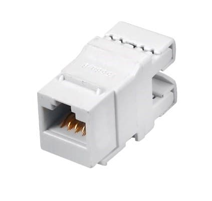 Q-LANTEC MKN-U6-1 trådkontakt RJ45 UTP Kategori 6 Oskärmad Vit