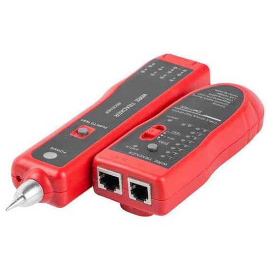Lanberg Kabeltester Nt-0501 Rj45/rj12/rj11/coax Röd