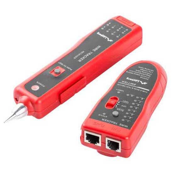 Lanberg Kabeltester Nt-0501 Rj45/rj12/rj11/coax Röd