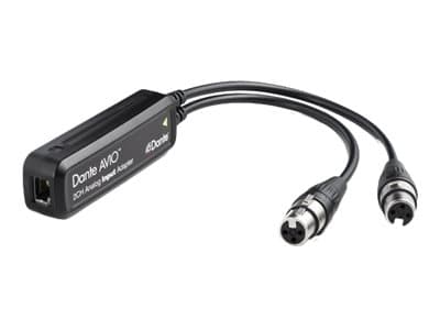 Audinate Dante AVIO 2Ch Analog Input Adapter - Dante lydinngangsendepunkt