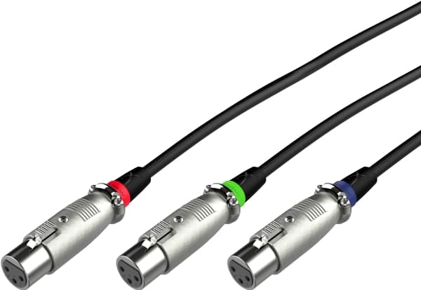 HyperX - Lydkabel - XLR hunn til XLR hann - 3.05 m - svart