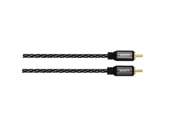 Avinity 00127073, 2 x RCA, Hankjønn, 2 x RCA, Hankjønn, 1,5 m, Sort