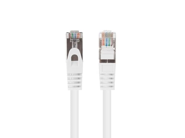 25 Cm Cat6 FTP Nätverkskabel Vit
