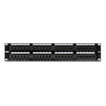 Miniatyrbillede 2 af 5: Trendnet Cat6 48 Port Unshielded Patch Panel Sort