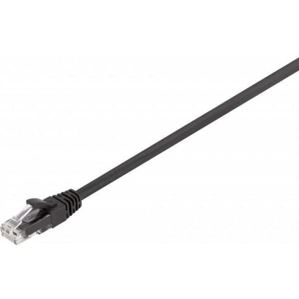Fuj:tech CAT6A U/UTP -verkkokaapeli, 3 m, musta
