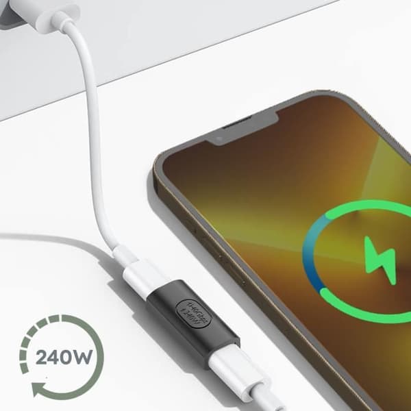 USB-C honadapter 3 i 1 Laddning, synkronisering, videosvart