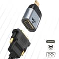 Miniatyrbild 3 av 4: USB-C hane till VGA hona videoadapter 1080p Upplösning Kompakt grå