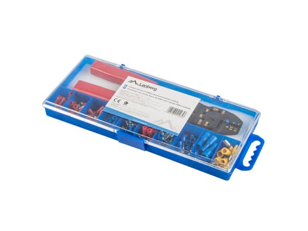 LANBERG SCC01-TCC-IT101 Kit Cable Connections Disferent Types 100psc Box + cable crimper