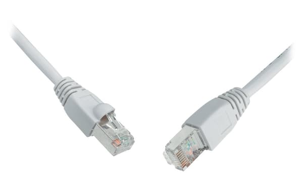 SOLARIX C5E-315GY-5MB Patch cable CAT5e SFTP PVC 5m gray snag-proof