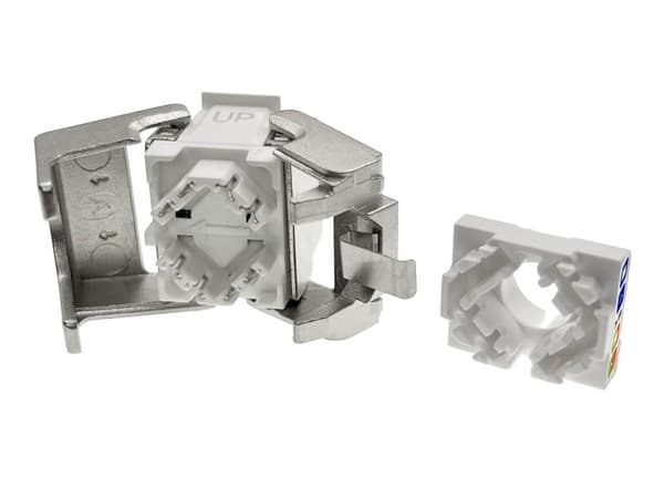 Alantec MB005-1 RJ45 værktøjsfri STP kat.6A PoE+ keystone-modul ALANTEC Plus - Forbedret transmission