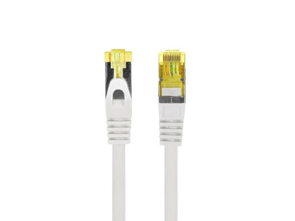 LANBERG PATCHCORD S/FTP CAT.6A 10M GRÅ 100% CU LSZH