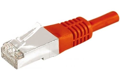 CONNECT 25 m Fuld kobber RJ45 Kat. 6a F/UTP patchledning – rød