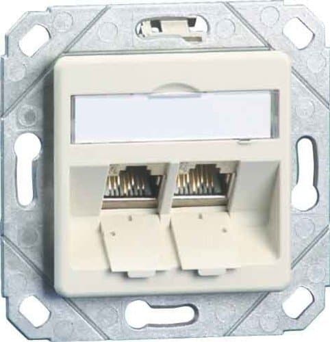 METZ CONNECT 130B11D21102-E uttag RJ-45 vit (130B11D21102E90)