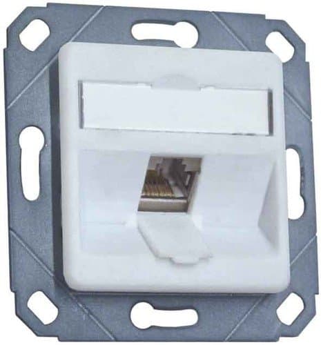 METZ CONNECT 1309111102-E uttag RJ-45 vit (1309111102-E-90)
