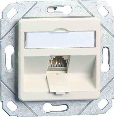 METZ CONNECT 130B11D11102-E fatning RJ-45 hvid (130B11D11102E90)
