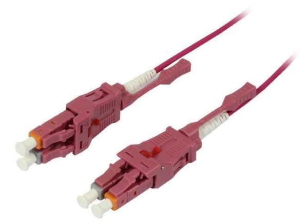 Fiberoptisk 2-fiber patch kit. 7,5mtr.LC-LC 50/125um OM4 Uniboot roterbar push/pull AD 2mm - kabel - multimode fiber (S215556)