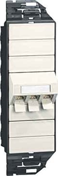 Miniatyrbillede 1 af 2: BTR NETCOM 130B11S30301-E RJ-45 perleeffekt - hvid fatning (130B11S30301-E)