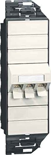 BTR NETCOM 130B11S30301-E RJ-45 perleeffekt - hvid fatning (130B11S30301-E) Perle, Hvid