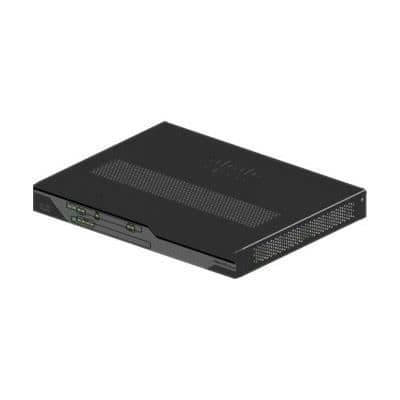 CISCO 898 G.SHDSL ATM/EFM-router - Stöd NAT, VPN, QoS, IPv6, IPS, STP - CISCO Brand- USED Svart
