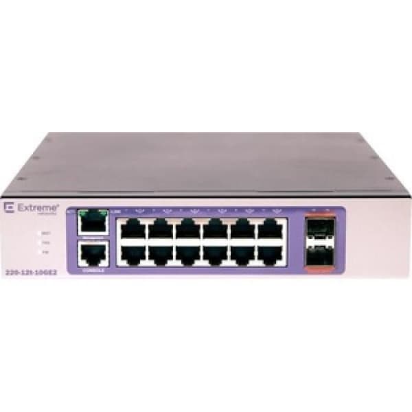 extrem - acc b 220-12t-10ge2 10/100/1000base-t 2 10gbe svart svart Svart
