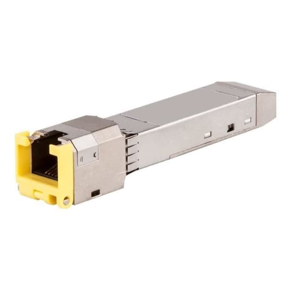HPE SFP+ Aruba - 1 RJ-45 10GBase-T LAN-nätverk - För datanätverk - Twisted pair 10 Gigabit Ethernet - 10GBase-T