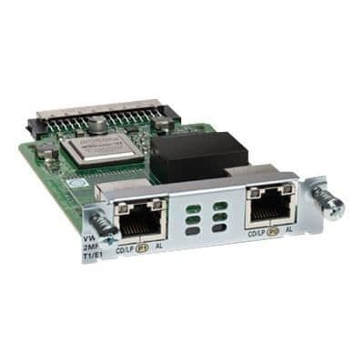 2-portar 3:e generationens Multiflex Trunkvoice/WAN-gränssnittskort - G.703 IN - Cisco VWIC3-2MFT-G703- USED Vit