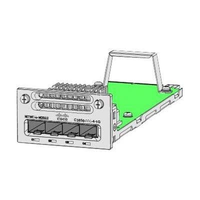 CISCO Gigabit LAN 4-ports expansionsmodul för Catalyst 3850-24 och 3850-48- USED