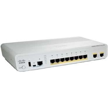 Cisco Catalyst Compact 3560CG-8TC-S Switch - Managed - 8 x 10/100/1000 + 2 x delad SFP- USED