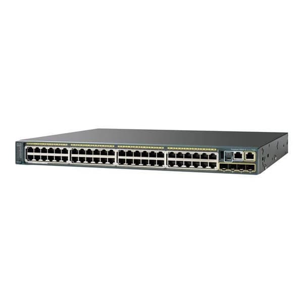 CISCO CATALYST 2960S-48LPS-L - Switch - Managed - 48 x 10/100/1000 + 4 x SFP - Rackmonterbar - POE